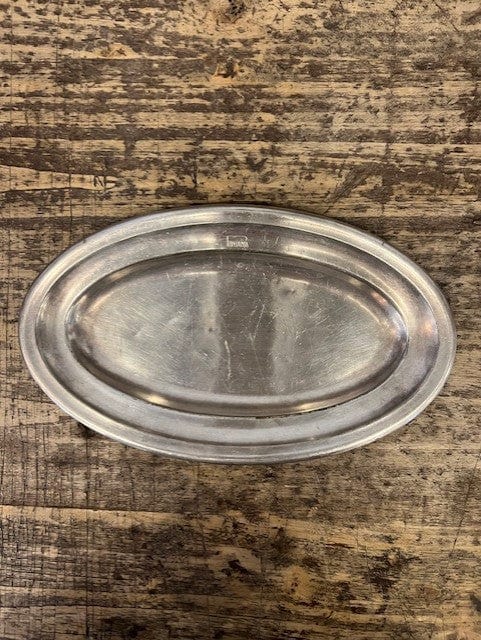 JENNY FINDS Tabletop Oval Silver Dish