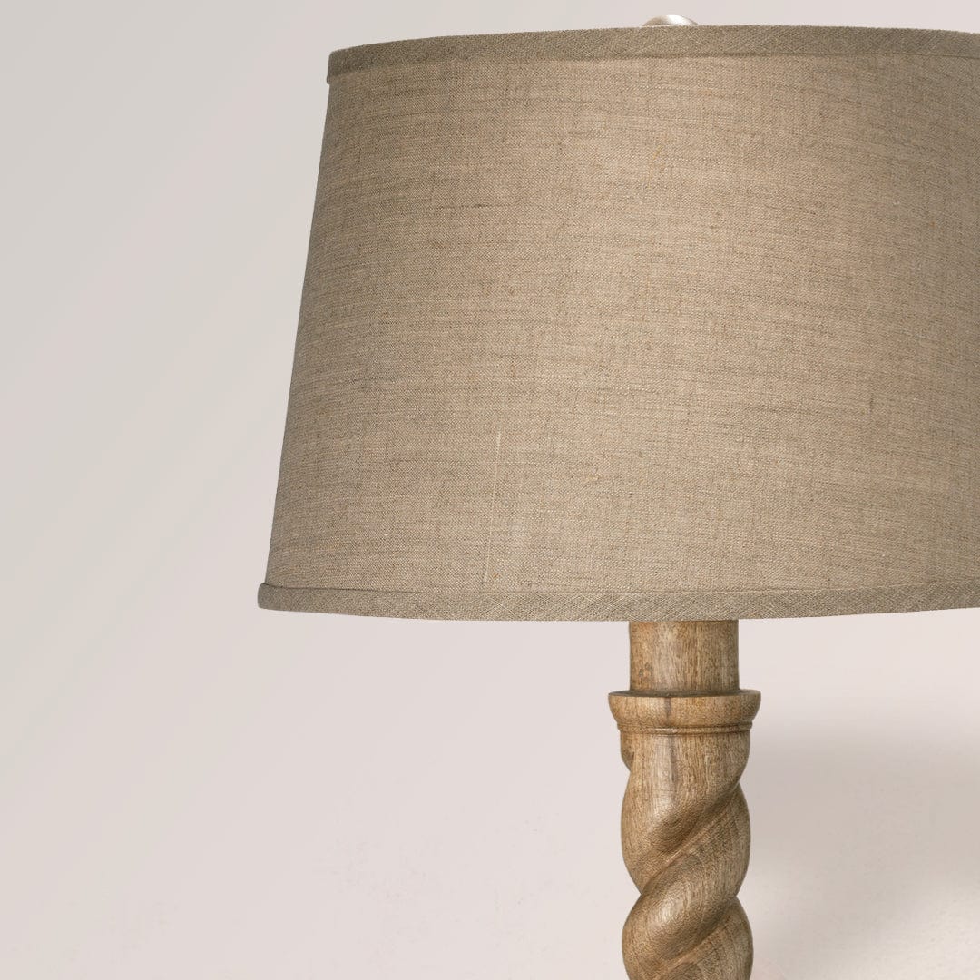 Jamie Young Lighting - Lamp Natural Wood / 3lbs 1.8oz Barley Twist Table Lamp