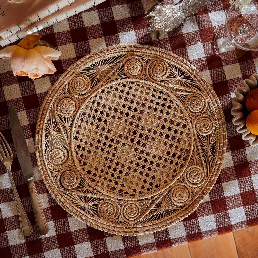 Klatso Accessories Hand Woven Iraca Placemat