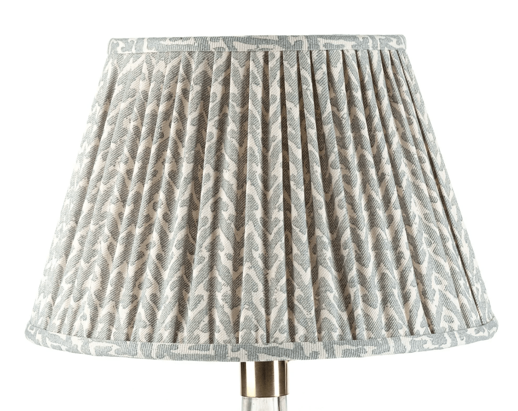 FERMOIE Lamp Shades Light Blue Rabanna 18" Lampshade