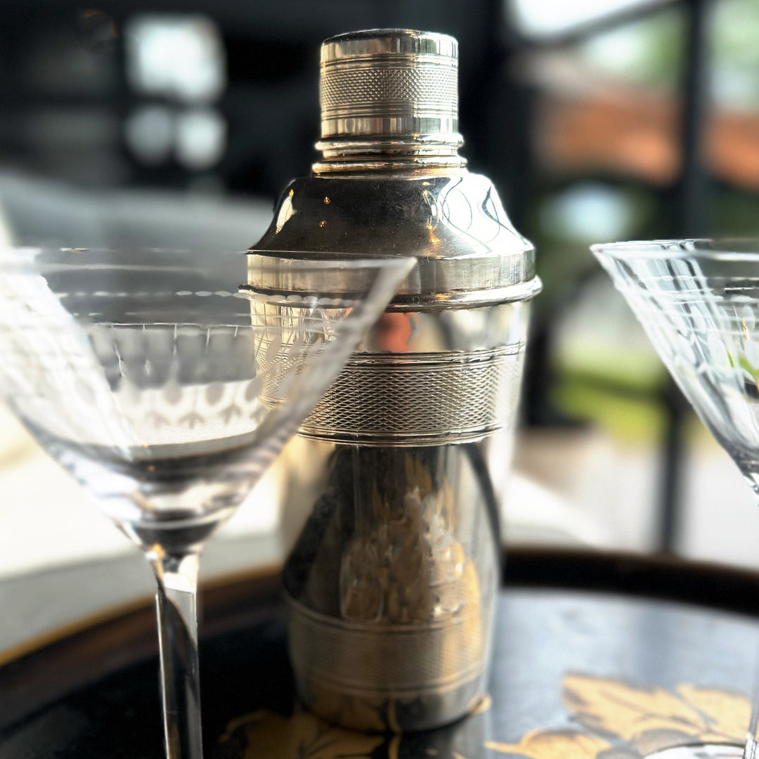 HOTEL SILVER cocktail shaker Vintage 8" Cocktail Shaker