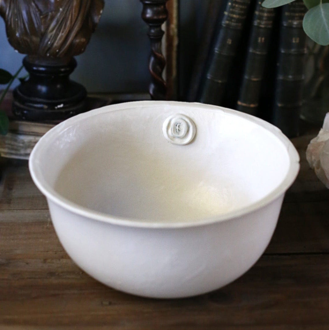 JEANETTE MORROW Bowls Egret The Bonnie Bowl