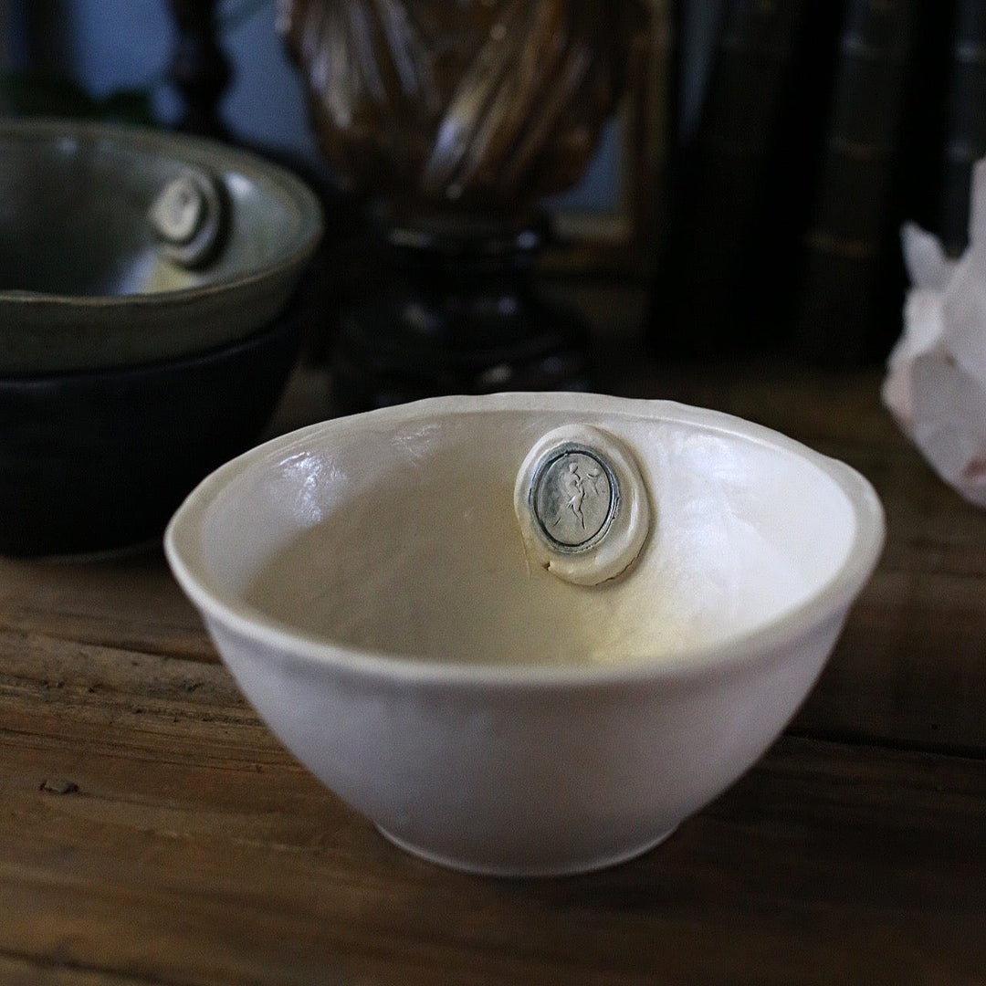 JEANETTE MORROW Bowls Egret The Kimberly Bowl