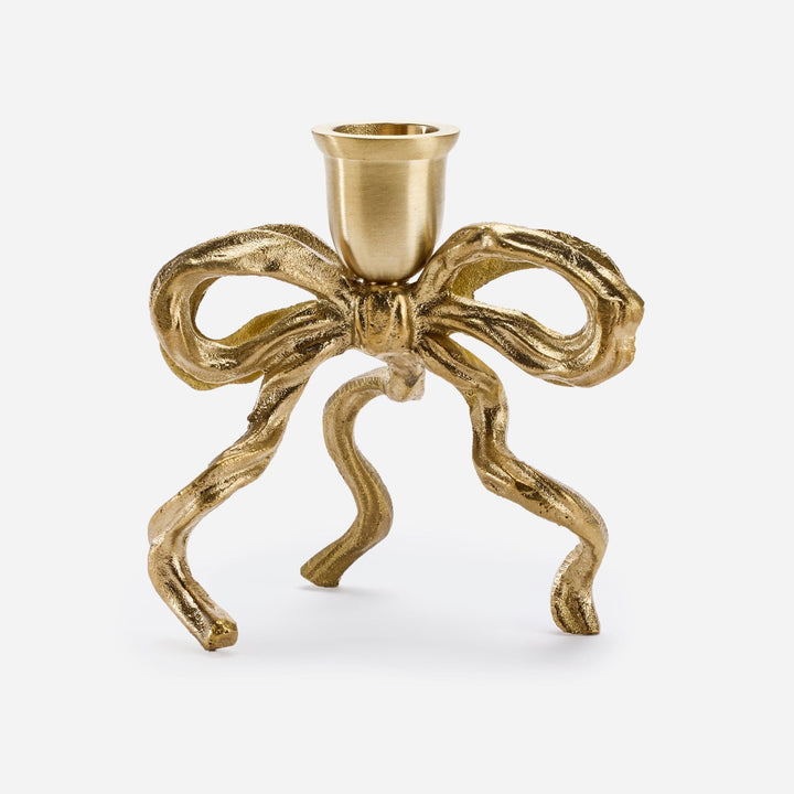 Love Ally Candle Holder Brass Bow Candle Holder