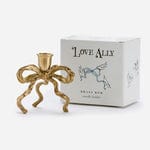 Love Ally Candle Holder Brass Bow Candle Holder