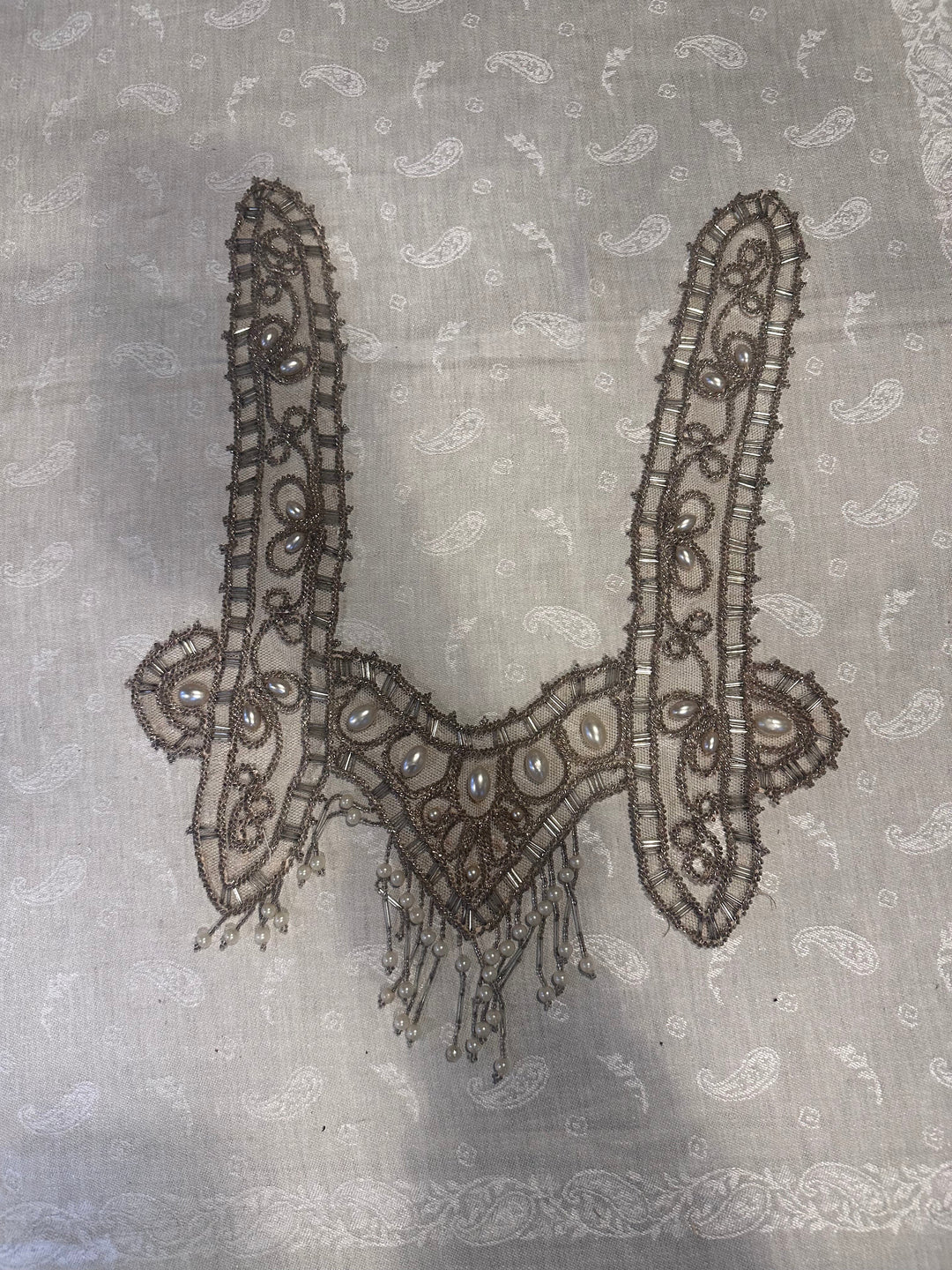 THE HUNTRESS NEW YORK Clothing Vintage Victorian Lace and Beaded Collar