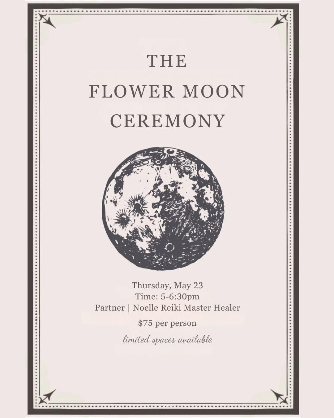 The Huntress New York Event Flower Moon Ceremony 2024