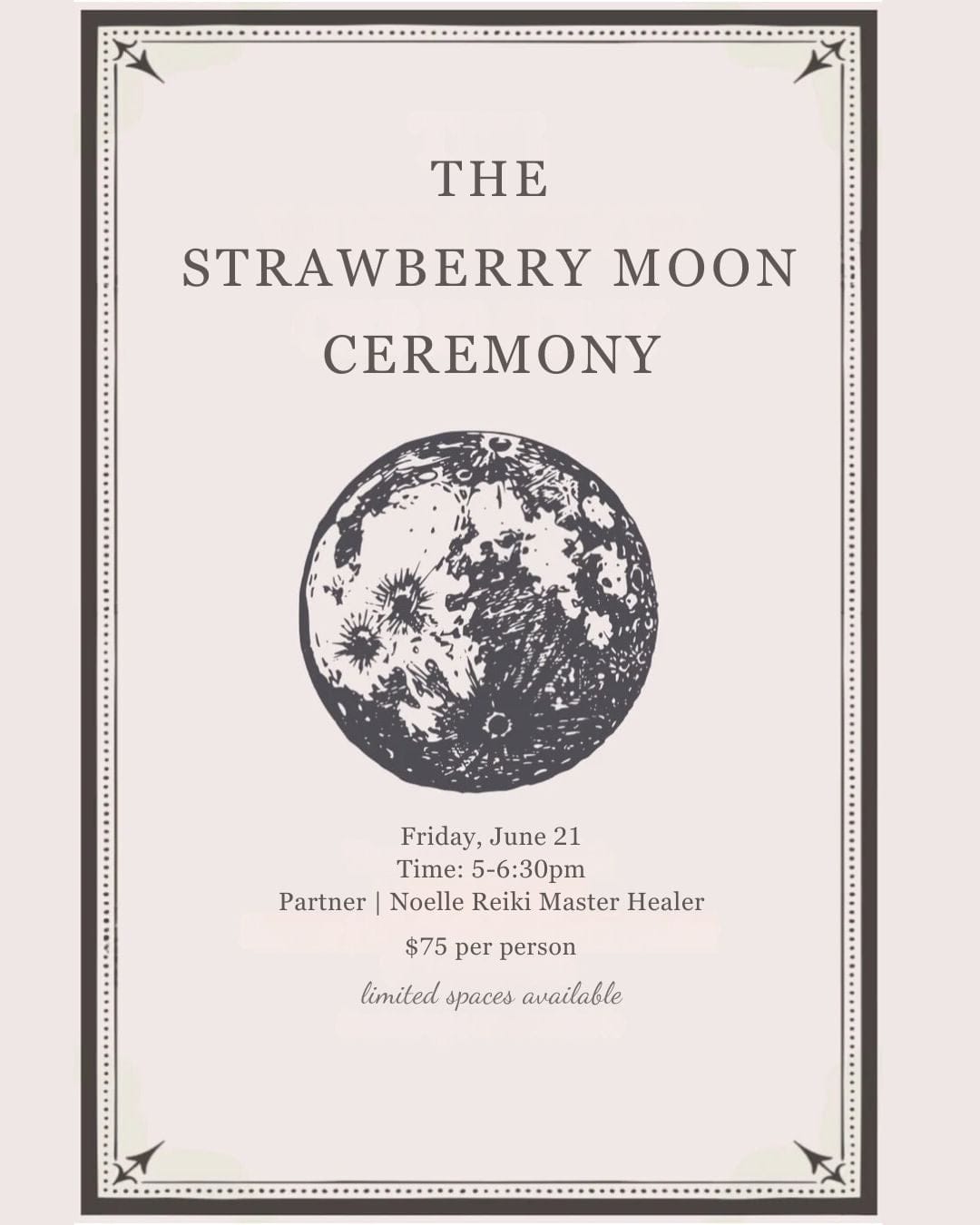 The Huntress New York Event Strawberry Moon Ceremony 2024