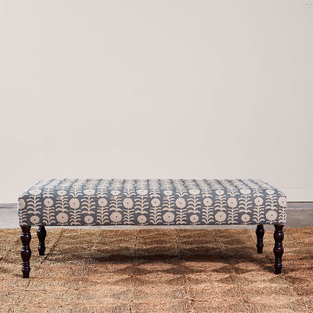 THE HUNTRESS NEW YORK Ottomans Killi Print Estella Ottoman