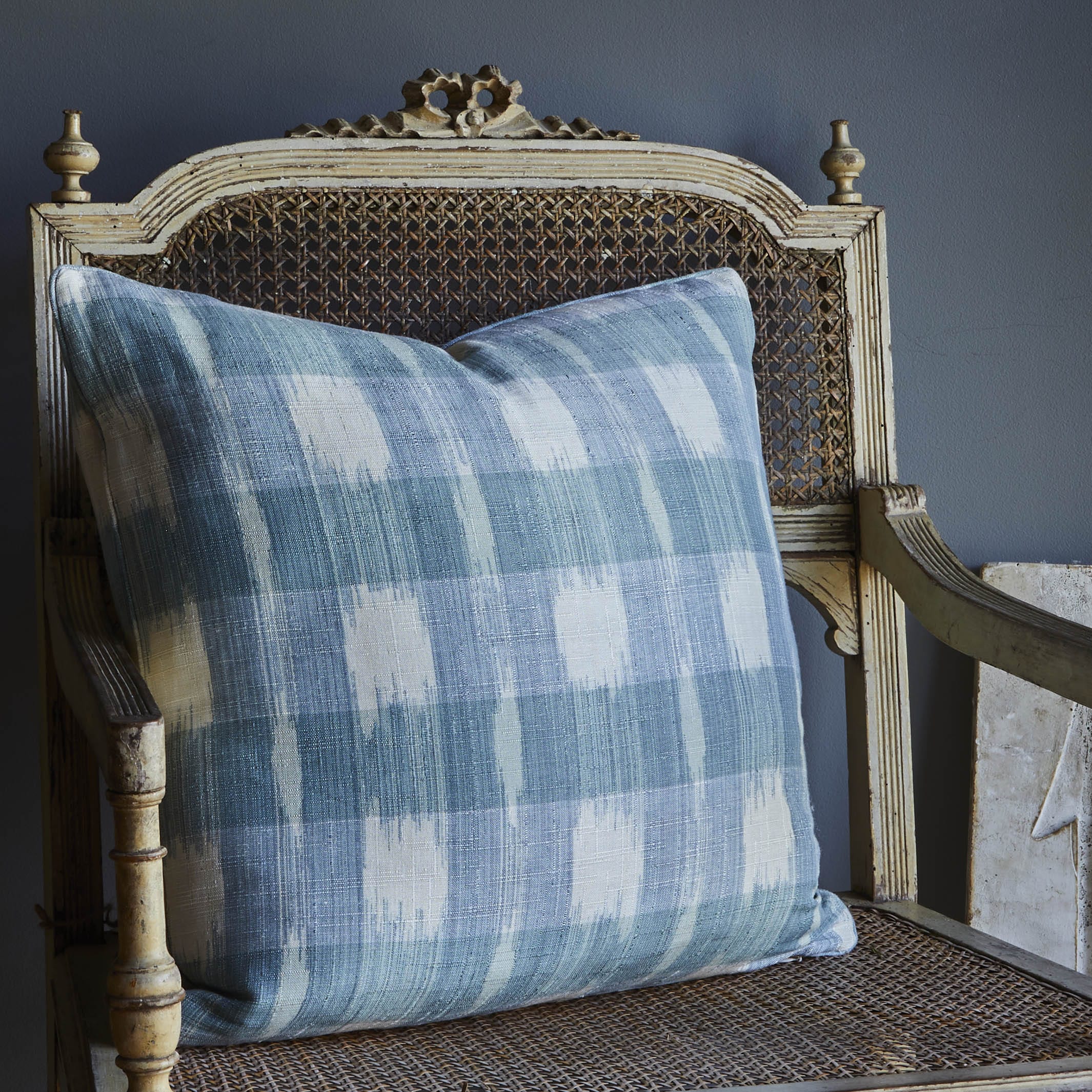 Gingham throw pillows cheap