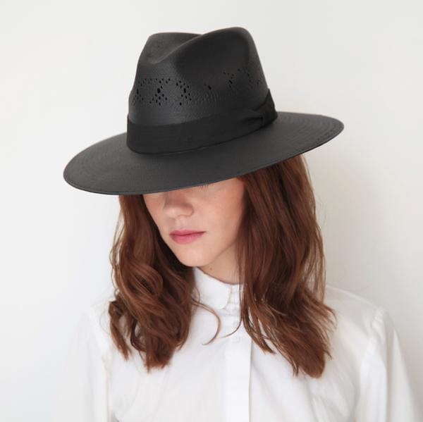 Biuriful Hat fashion & intimates Sombrero Tot Negro Calado