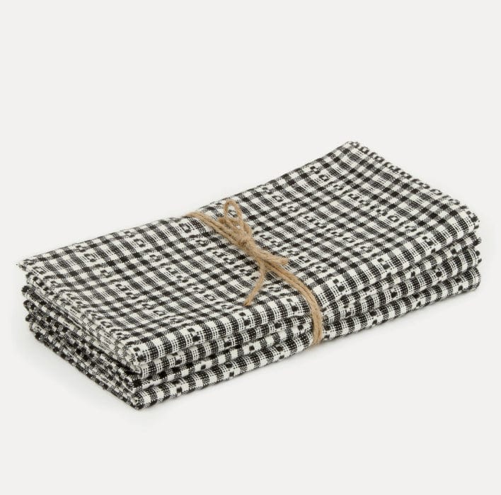 Heather Taylor Home Home Goods - Napkins Black Soho Napkins