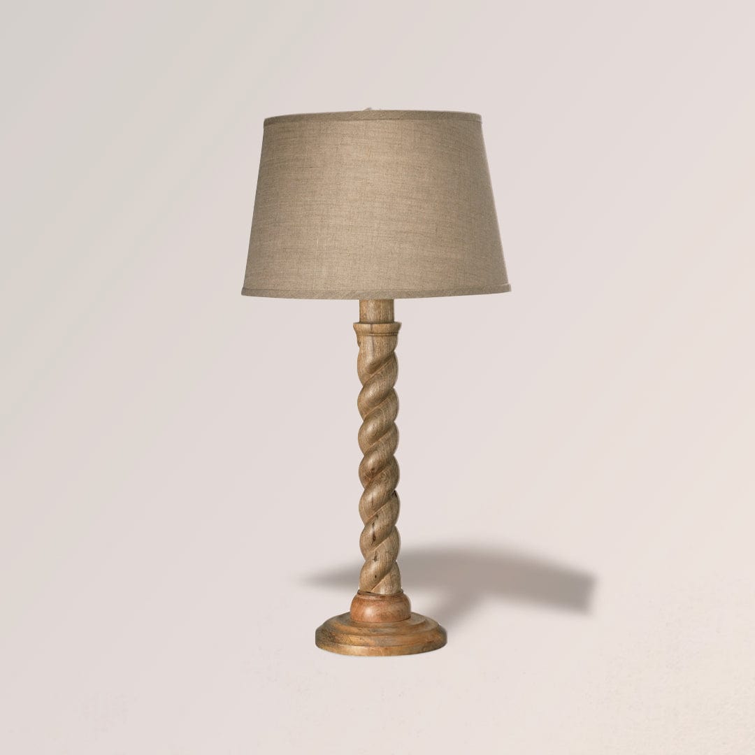 Jamie Young Lighting - Lamp Natural Wood / 3lbs 1.8oz Barley Twist Table Lamp