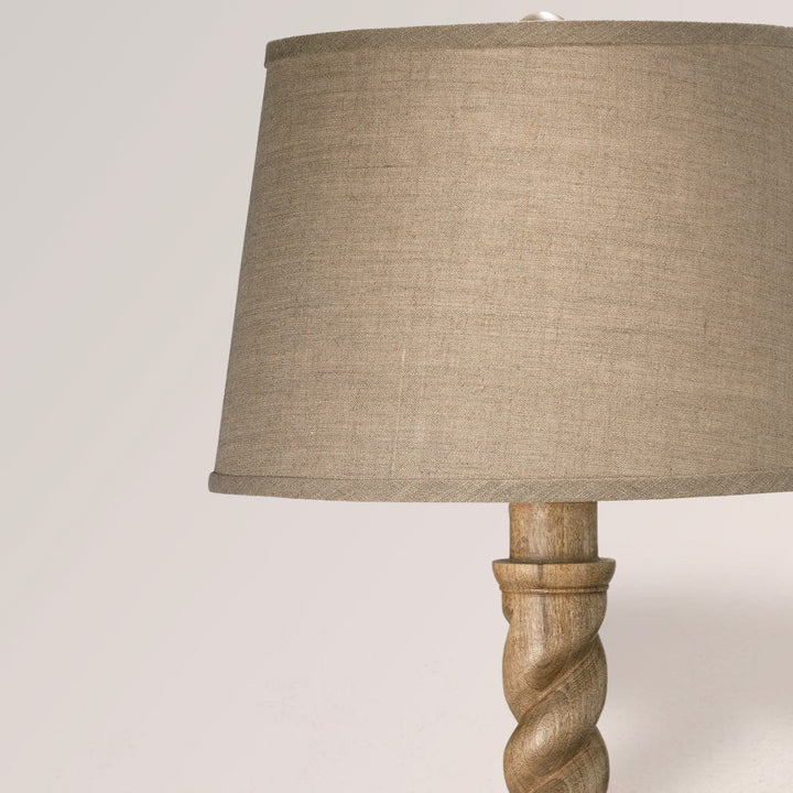 Jamie Young Lighting - Lamp Natural Wood / 3lbs 1.8oz Barley Twist Table Lamp