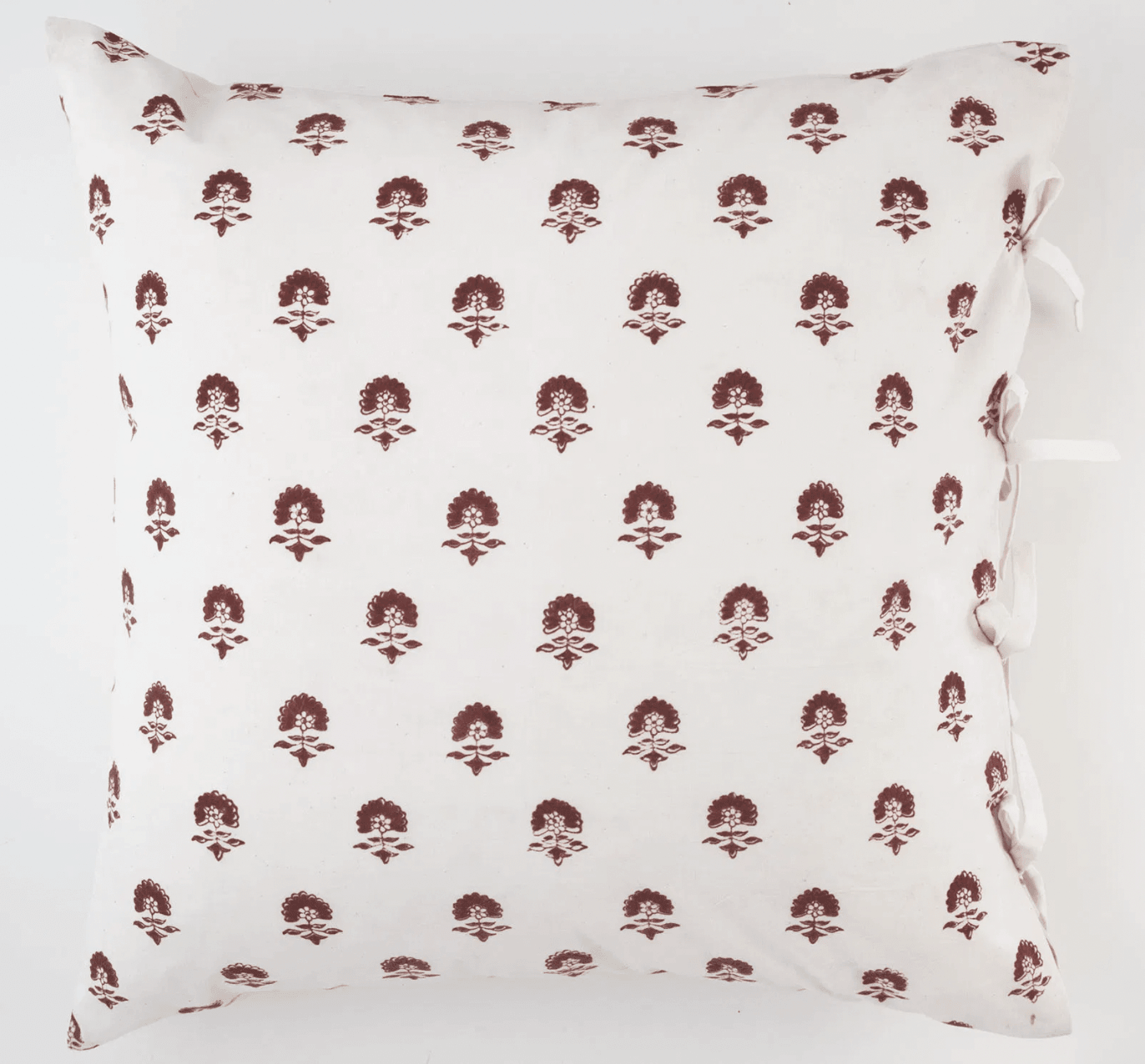 Elise Madder Red Square Pillow Sham THE HUNTRESS NY The