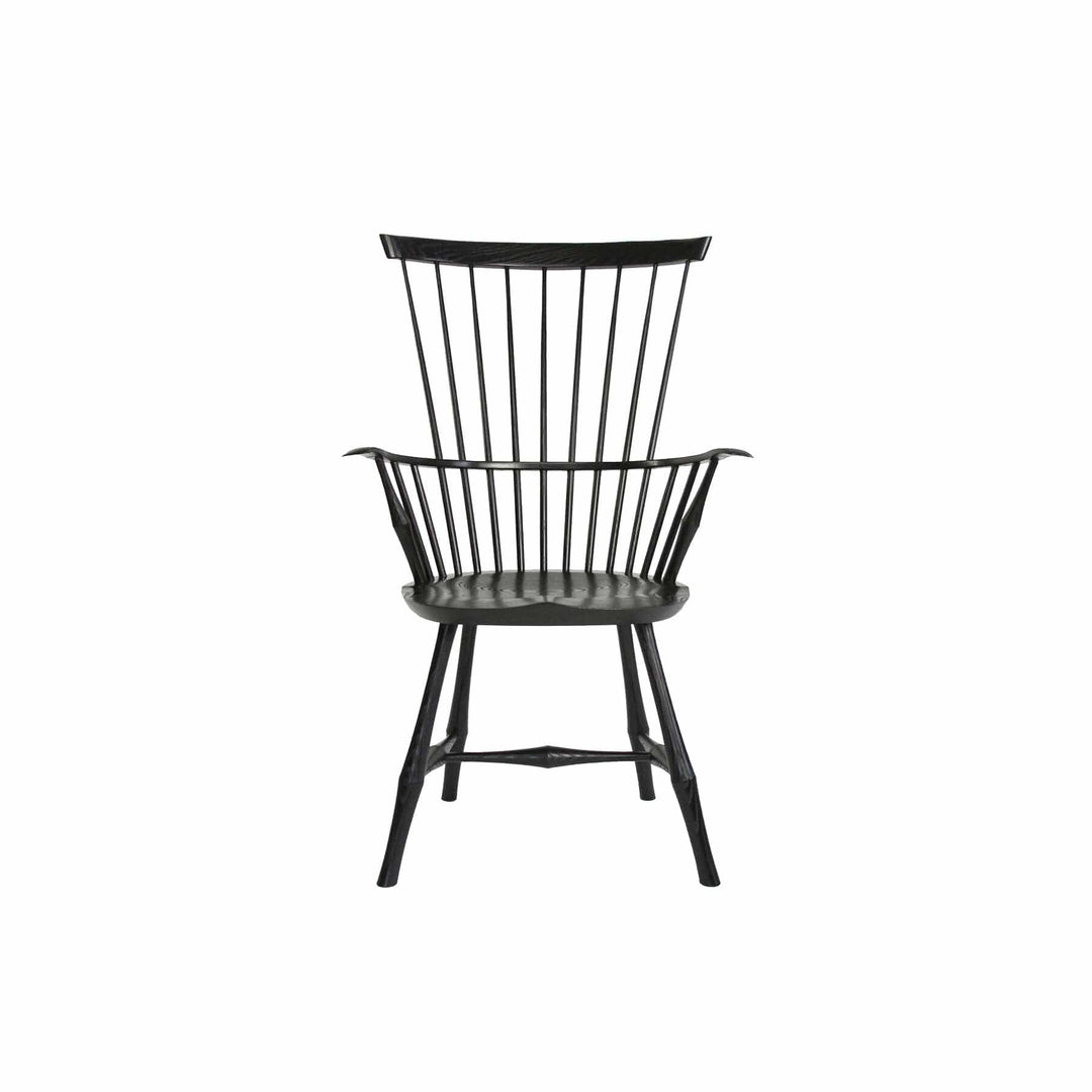 O&G Chairs Ebony Wayland High-back Arm Chair