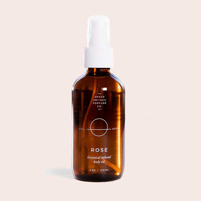 Smoke Perfume Body Oil Full Moon Rose Body Oil
