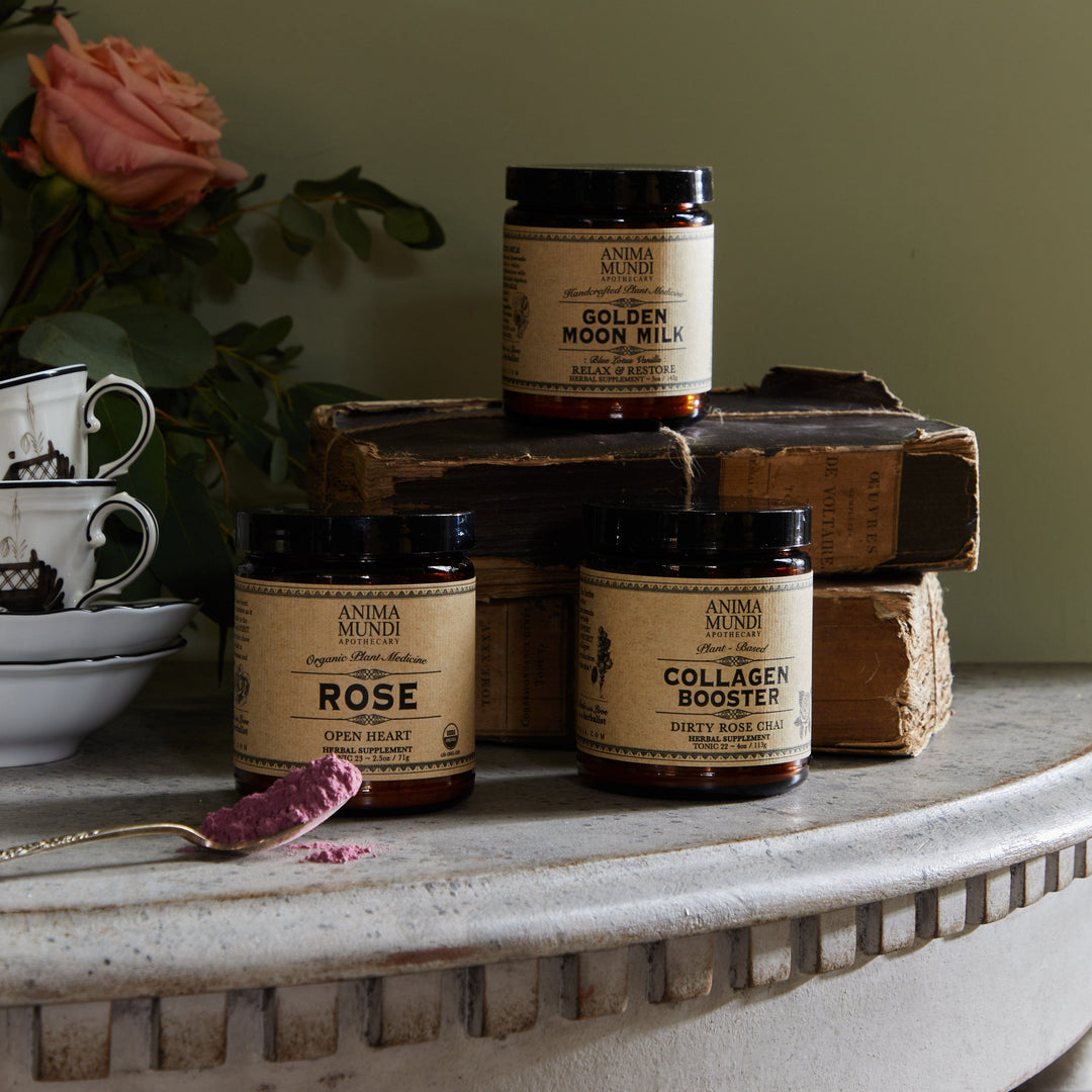 Anima Mundi Rose Powder | Heart Opener Supplement