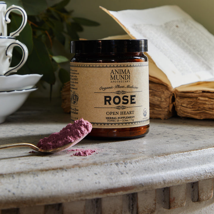 Anima Mundi Rose Powder | Heart Opener Supplement
