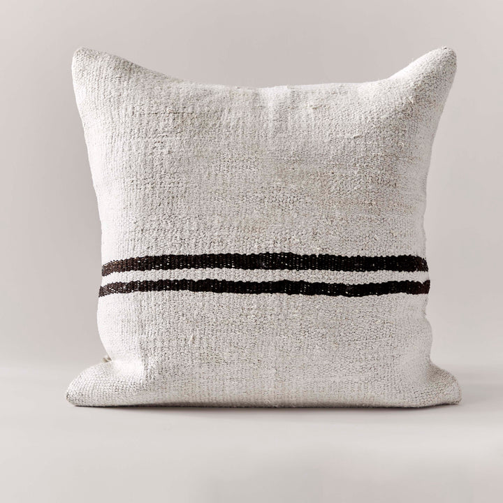 THE HUNTRESS Pillows Turkish Kilim Stripe Square Pillow